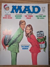 Mad Magazine #188 January 1977 Bionic Woman, Six Million Dollar Man Vintage picture