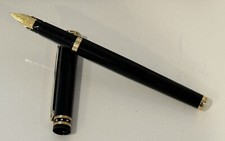 Charles Hubert Paris Black Fountain Pen Iridium Point Germany - Unused picture