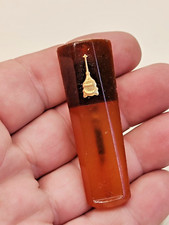 Vintage Soviet Pressed Baltic Amber gilded Cigarette Holder Mouthpiece picture