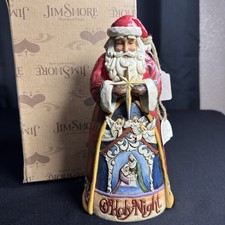 Jim Shore O Holy Night Christmas Santa Claus Figurine In box With Tag picture