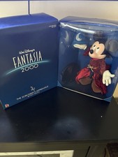 Vintage 2000 Disney Mattel Collector Dolls Mickey Mouse Fantasia Sorcerers Nib picture