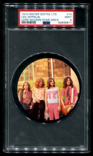 PSA 9 Led Zeppelin REAL ROOKIE CARD 1970 Lord Neilson Star Discs Mint Rock #14 picture