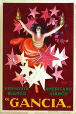 Vermouth Bianco 'Gancia' Vintage Style Poster 🎨 - 24x36” - 200gsm Paper🗞️ picture