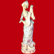 Original Arnart Figurine Porcelain Asian Woman with Mandolin picture