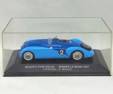 IXO Bugatti Type 57G Le Mans 1937 Winner #2 1:43 Model Car LM1937 Blue picture