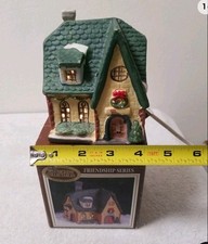 Dickens Collectables Friendship Series Porcelain Lighted House 1995 picture