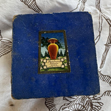 Antique Parfums Renee Face Powder Box - 1920s Pictorial Label Unopened Inner picture