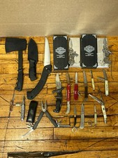 18pc Vintage Pocket Knife Lot Victorinox Marlboro Colonial Imperial Whitetails picture