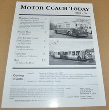 Motor Coach Today Magazine 2002 Montreal Bus Brazos Yellowstone Lakeland Lines picture