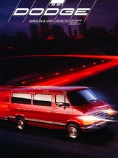 1991 Dodge Ram Wagon Van 16-page Original Sales Brochure Catalog picture