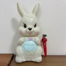SWIMMER Rabbit Trash Can Soft Vinyl Retro Goods with Mechanical Pencil picture