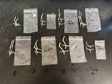 R.L. Delise 1981 Bird Carving Parts Lot Legs Feet Eyes Cardinal Wren Killdeer picture