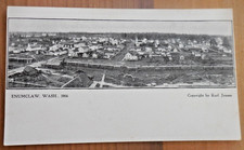 Enumclaw Washington Birds Eye Town View 1906 Postcard picture