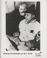 Alternative Rock Rap Hip Hop SINEAD O'CONNOR MC LYTE B&W 8x10 Publicity PHOTO picture