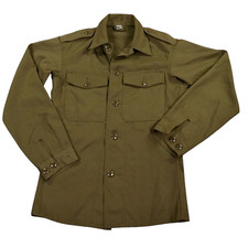 Austrian Army Jacket Shirt 88-92 Small Green 1987  Bundesheer Heereseigentum picture