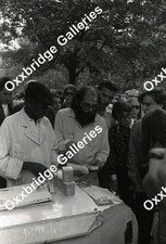 ALLEN GINSBERG BEATKNIK POETS Photo Neg WASHINGTON SQUARE PARK NYU 1966 Anti War picture