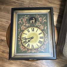 Vintage West German Black Forest Blacksmith Automaton Wall Clock For Repair picture