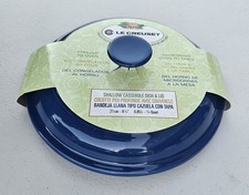 Le Creuset Deep Ocean Blue Enamel 8 Inch Stovetop Lid picture