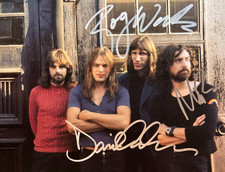 PINK FLOYD Signed (Gilmour, Waters, Mason) Autographs 8x10
