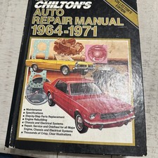 Chilton's Auto Repair Manual 1964-1971 Collector's Edition Hardcover 5974 picture