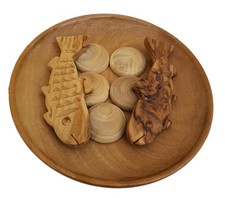 Olive Wood Tabgha Set. Made in Bethlehem picture