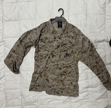 Usmc Marpat Blouse Jacket Medium Long Desert Camo Combat Shirt New picture