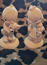 Jonathan & David Jesus Loves Me/Light Porcelain Figurines Set of 2 1976-77 picture