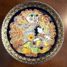 1979 Bjorn Wiinblad Rosenthal Aladin und die Wunderlampe Plate #5 , Vintage EUC picture