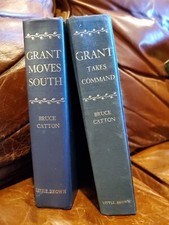 Bruce Catton GRANT TAKES COMMAND GRANT MOVES SOUTH LOT (2) BOOKS picture