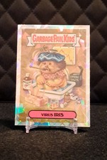2013 GARBAGE PAIL KIDS CHROME OS1 #21a VIRUS IRIS ATOMIC REFRACTOR picture