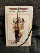 Vintage North American Indian Amethyst Crystal Necklace Healing Stone Gift Set picture