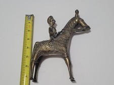 Vtg Antique Handcrafted Brass Indian Dhokra (Dokra) Sculpture Eastern Art picture