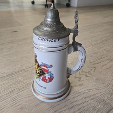 Vintage Heidelberg Vintage 9 inch Beer Stein Stoneware Made in Western Germany picture
