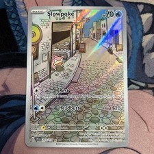 Pokémon TCG Slowpoke 204/198 - Illustration Rare Holo Card Scarlet Violet NM picture