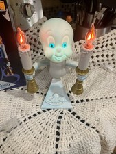 1996 Casper Halloween Light Up Candelabra Trendmasters w/ Box Works Flicker picture