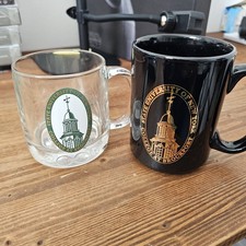 Vintage State University Of New York Brockport College Mug Lot Of 2 Glass picture