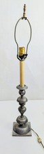 Antique Norblin & Co Silver Plate Poland Table Lamps 14