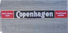 RARE VINTAGE  COPENHAGEN SNUFF THIN ALUMINUM RETAIL SIGN 24