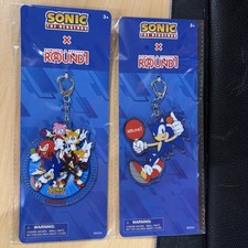 New Round 1 x Sonic The Hedgehog Acrylic Keychain Set Amy Tails Shadow Knuckles picture