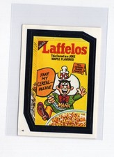 1982 OPC Wacky Packages Series CEREAL PREMIUM #10 LAFFELOS CEREAL ex+ O-Pee-Chee picture