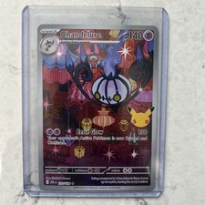 Pokémon Chandelure 137/128 (30th). Opened and sleeved  picture
