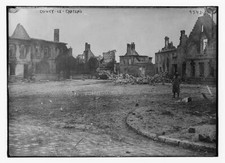 Ruins In Coucy Le Chateau France During World War I Historical Old Photo picture