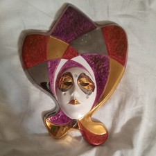 Vintage Galos Spain #9021 8 Porcelain Art Deco Mask 6