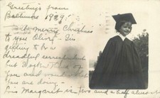 Baltimore Maryland Elgin Illinois 1909 RPPC Postcard Young Graduate girl 20-463 picture