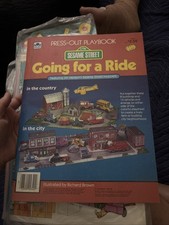 A Golden Book Sesame Street Press-Out Playbook Going for a Ride Henson's Muppets picture