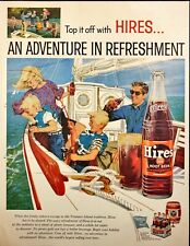 Hires Root Beer Family On Sailboat Adventure Vintage Print Ad 1959 picture