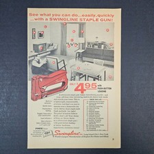 1961 Swingline Inc Staple Gun Vintage Print Ad Long Island City NY Home Office picture