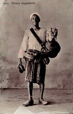 Egypt Cairo Arghissous Water Seller Street Type 1920s PC picture