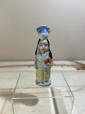 1950’s Ceramic Figurine Women Holding Vase on Head Rare HTFI Made in Japan picture