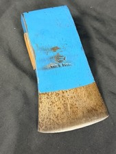 Vintage Gransfors Bruks GBA Axe Head Crown Stamp Original Blue Paint Sweden 0.9k picture